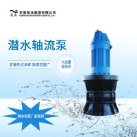 广州泵房改造用大流量1000QZB-75潜水轴流泵厂家