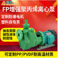 工业增强聚丙烯FP耐腐蚀离心水泵 耐腐蚀耐酸碱化工塑料泵