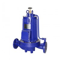 PBG屏蔽式管道泵无泄漏工业增压循环泵不锈钢立式单级离心泵